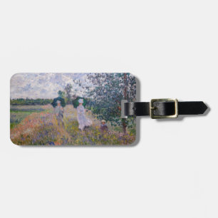 Claude Monet - Promenade in der Nähe von Argenteui Gepäckanhänger