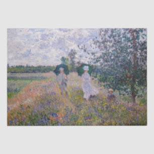 Claude Monet - Promenade in der Nähe von Argenteui Seidenpapier