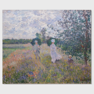 Claude Monet - Promenade nahe Argenteuil Geschenkpapier