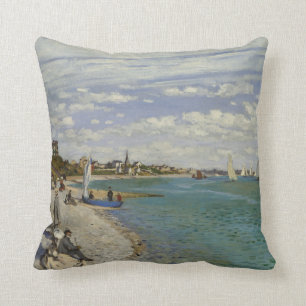 Claude Monet Regatta bei Sainte-Adresse Kissen