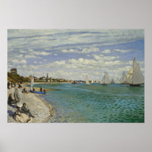 Claude Monet - Regatta bei Sainte-Adresse Poster