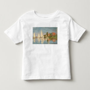 Claude Monet Regatta in Argenteuil, c.1872 Kleinkind T-shirt