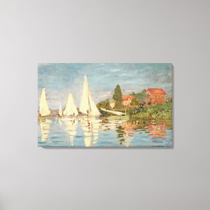 Claude Monet   Regatta in Argenteuil, c.1872 Leinwanddruck