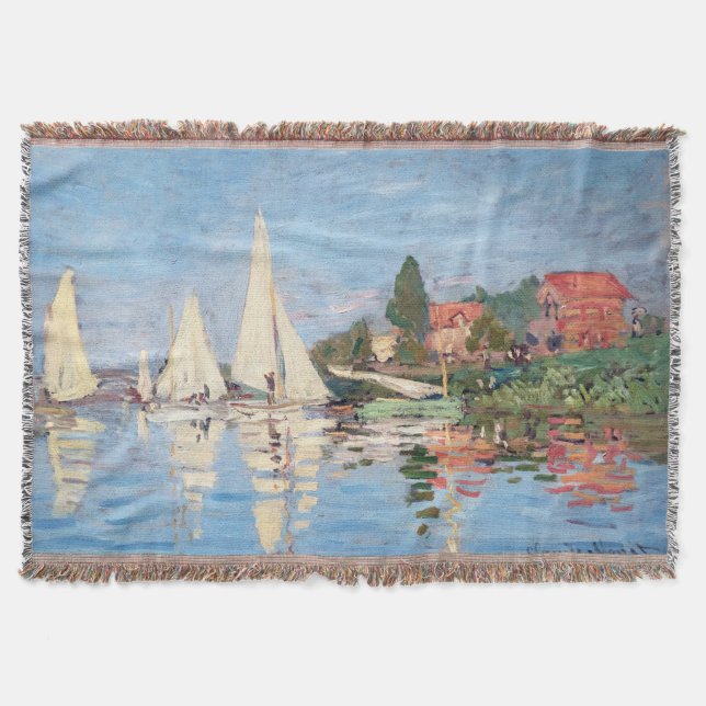 Claude Monet - Regattas in Argenteuil Decke (Vorderseite)