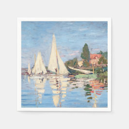 Claude Monet - Regattas in Argenteuil Serviette