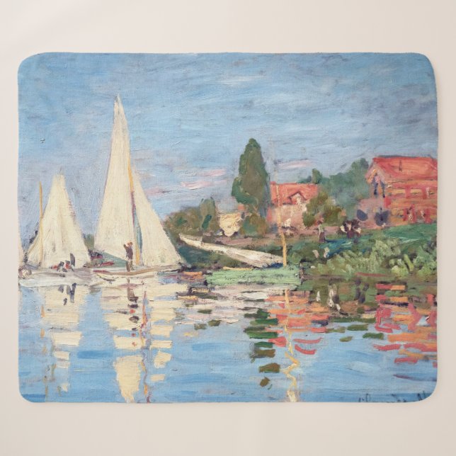 Claude Monet - Regattas in Argenteuil Sherpadecke (Vorderseite (Horizontal))