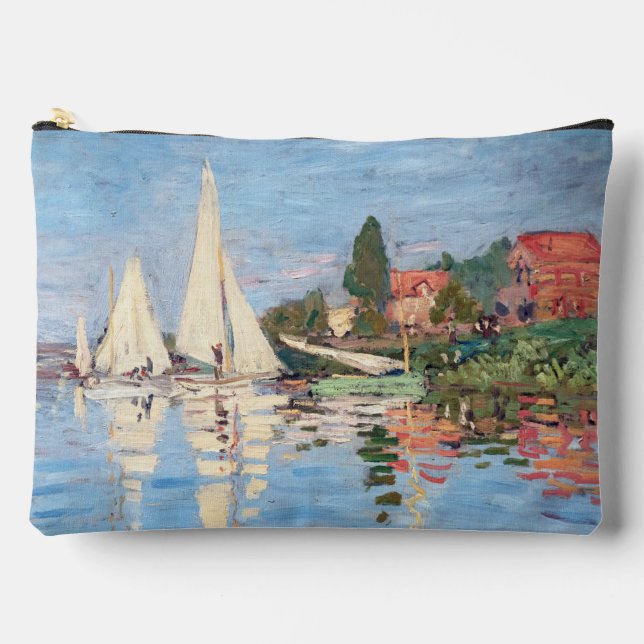 Claude Monet - Regattas in Argenteuil Zubehörtasche (Vorderseite)