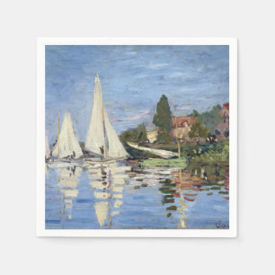 Claude Monet Regattas in Argentinien Serviette