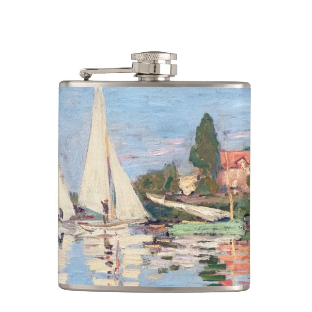Claude Monet - Regatten in Argenteuil Flachmann (Vorderseite)