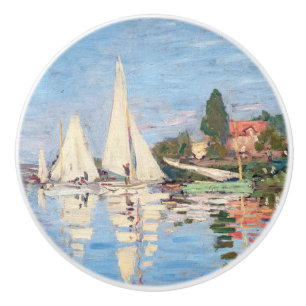 Claude Monet - Regatten in Argenteuil Keramikknauf