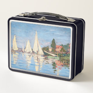 Claude Monet - Regatten in Argenteuil Metall Brotdose