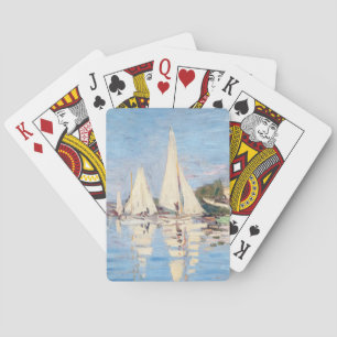 Claude Monet - Regatten in Argenteuil Spielkarten