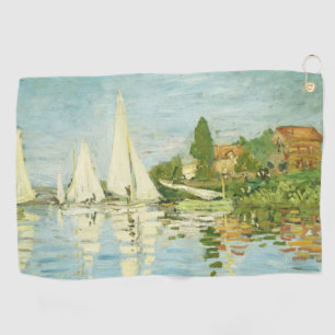 Claude Monet. Regatten in Argentinien Golfhandtuch