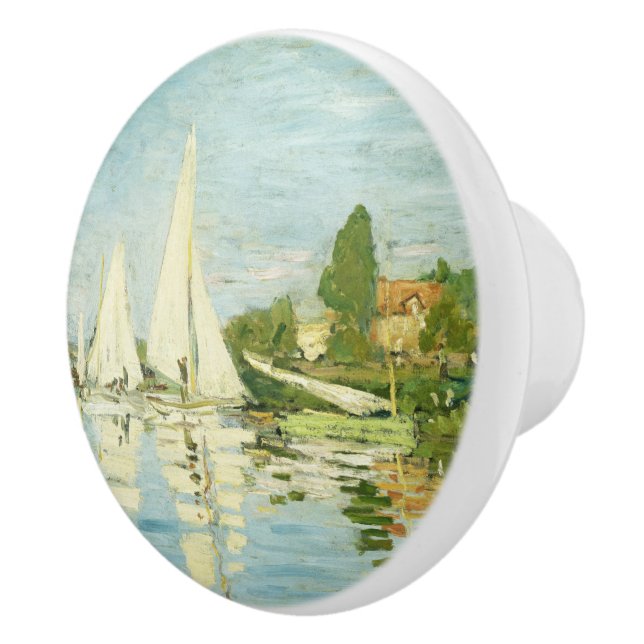 Claude Monet. Regatten in Argentinien Keramikknauf (Rechts)