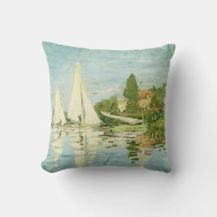 Claude Monet. Regatten in Argentinien Kissen
