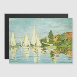 Claude Monet. Regatten in Argentinien Magnetkarte