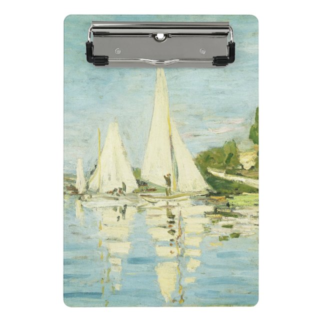 Claude Monet. Regatten in Argentinien Mini Klemmbrett (Vorderseite)