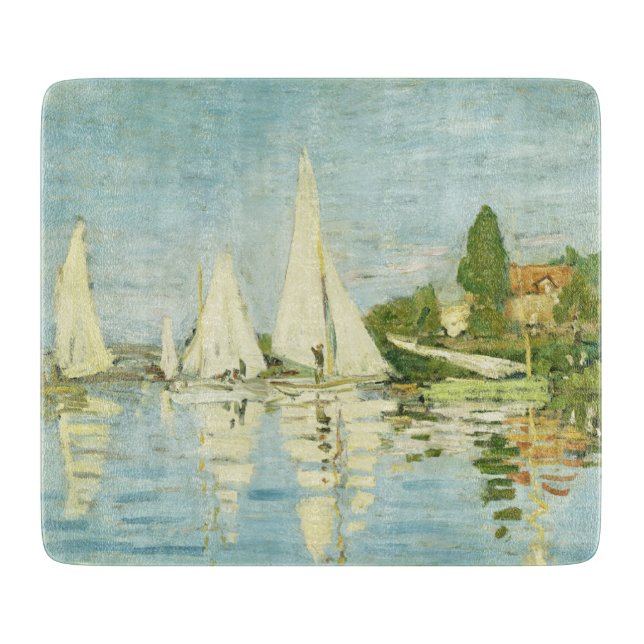 Claude Monet. Regatten in Argentinien Schneidebrett (Vorderseite)