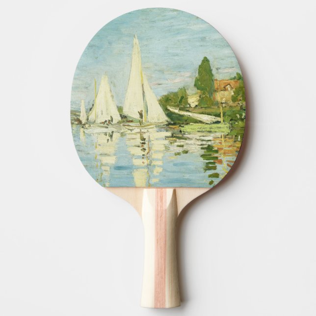 Claude Monet. Regatten in Argentinien Tischtennis Schläger (Vorderseite)