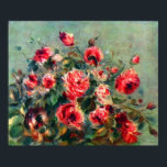 Claude Monet - Rose des Stilllebens von Vargemont Poster<br><div class="desc">Stillleben Rose von Vargemont von Claude Monet. Große Gemälde mit dem Titel Stillleben Rose von Vargemont,  von Claude Monet.</div>