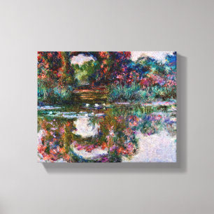 Claude Monet - Rose Flower Arches von Giverny Leinwanddruck