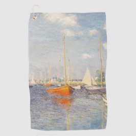 Claude Monet. Rote Boote, Argentinien Golfhandtuch