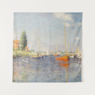 Claude Monet. Rote Boote, Argentinien Wandteppich