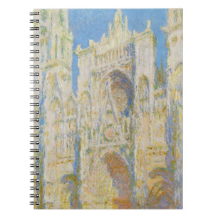 Claude Monet Rouen Kathedrale Portal Morgenlicht Notizblock