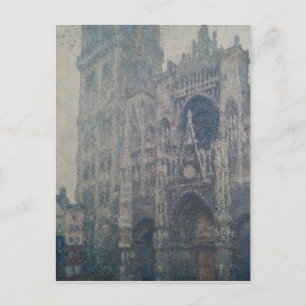 Claude Monet   Ruen Cathedral, Westportal Postkarte