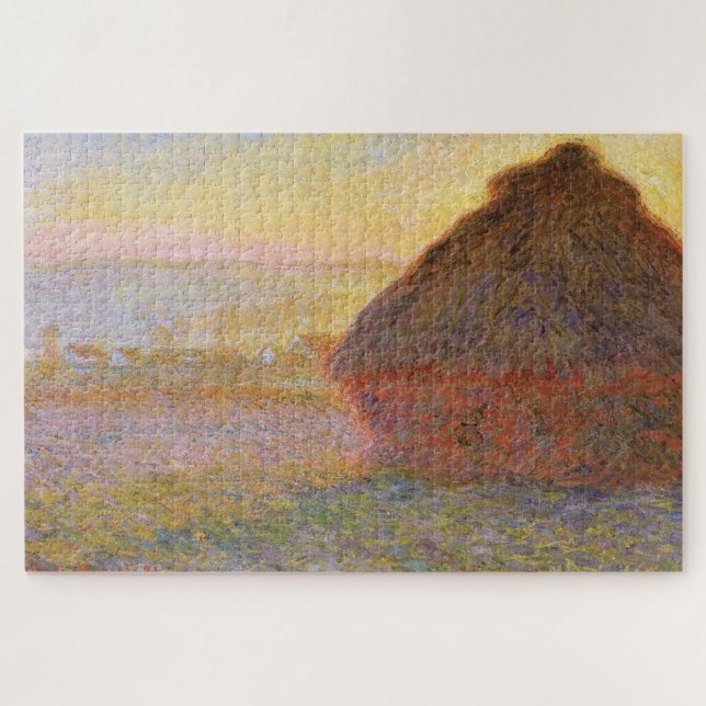 Claude Monet’s Grainstack (Sunset) (1890–1891) (Horizontal)
