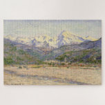 Claude Monet’s The Valley of the Nervia (1884)<br><div class="desc">Explore the luminous beauty of the Italian countryside with Claude Monet’s The Valley of the Nervia (1884), recreated as a captivating fine art puzzle. Painted during Monet’s visit to the Ligurian region of Italy, this Impressionist landscape captures a sunlit valley filled with vibrant greenery, winding terrain, and the gentle atmosphere...</div>