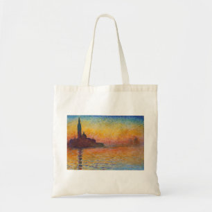 Claude Monet - San Giorgio Maggiore in der Dämmeru Tragetasche