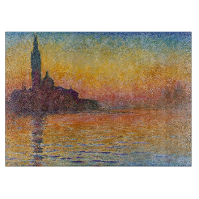 Claude Monet - San Giorgio Maggiore - Museo Canton Schneidebrett (Vorderseite)
