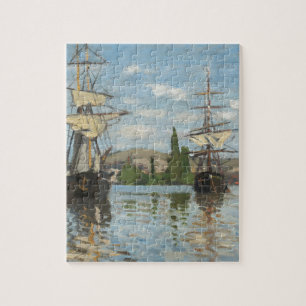 Claude Monet Schifffahrt auf der Seine in Rouen