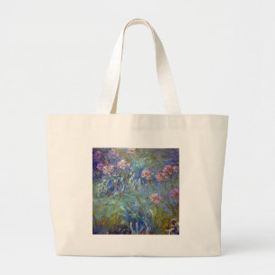 Claude Monet Schmucklilien Jumbo Stoffbeutel