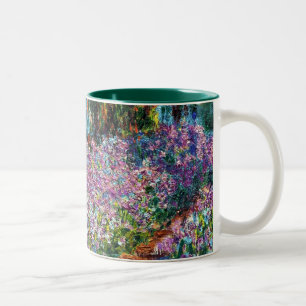 Claude Monet: Schwertlilien in Monets Garten Zweifarbige Tasse
