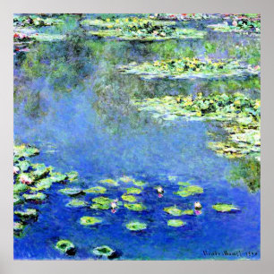 Claude Monet - Seerosen, 1907, Poster