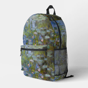 Claude Monet Seerosen 1915 Impressionistische Kuns Bedruckter Rucksack