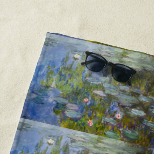 Claude Monet Seerosen 1915 Impressionistische Kuns Strandtuch