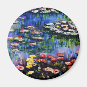 Claude Monet Seerosen 1916 Fine Art Magnet