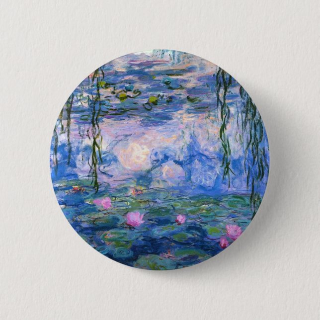 Claude Monet Seerosen 1919 Button (Vorderseite)