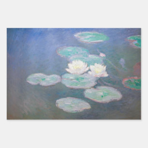 Claude Monet - Seerosen, Abendstimmung Geschenkpapier Set