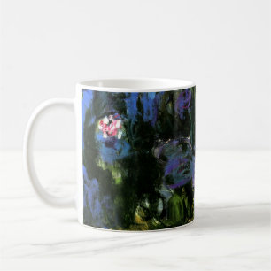 Claude Monet: Seerosen, blaues Indigo Kaffeetasse