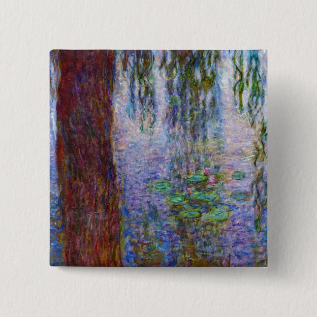 Claude Monet - Seerosen Button (Vorderseite)