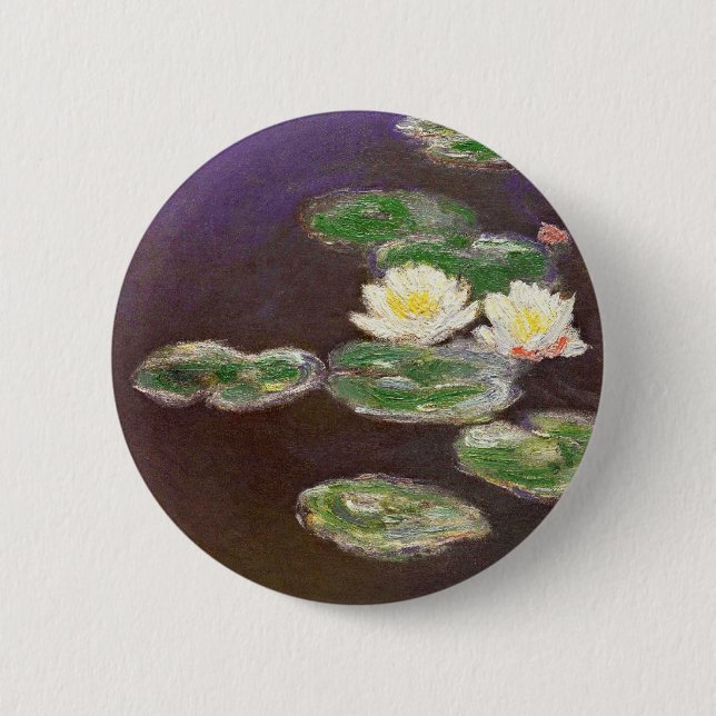 Claude Monet - Seerosen Button (Vorderseite)