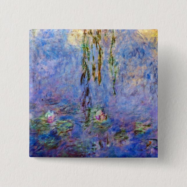 Claude Monet - Seerosen Button (Vorderseite)