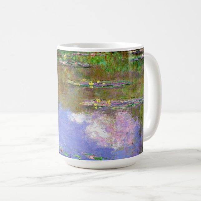 Claude Monet - Seerosen, Die Wolken, Kaffeetasse (VorderseiteRechts)