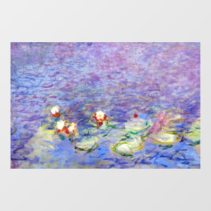 Claude Monet - Seerosen Fensteraufkleber