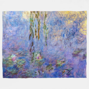 Claude Monet - Seerosen Fleecedecke