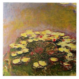 Claude Monet, Seerosen (gelb), Fliese